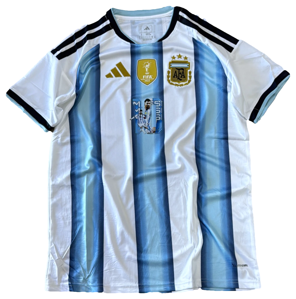 Camisa Argentina × Messi Arte, frente