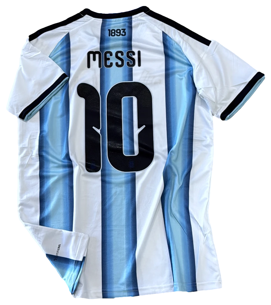 Camisa Argentina × Messi, costas
