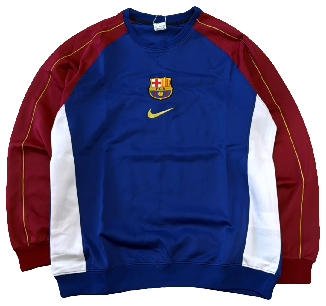 Blusa Barcelona Azul, mangas grená, frente