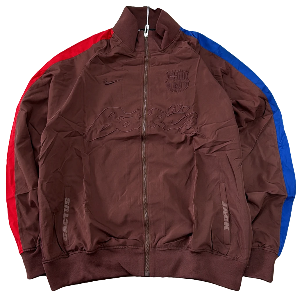 Blusa Barcelona × Travis Scott, jaqueta, frente