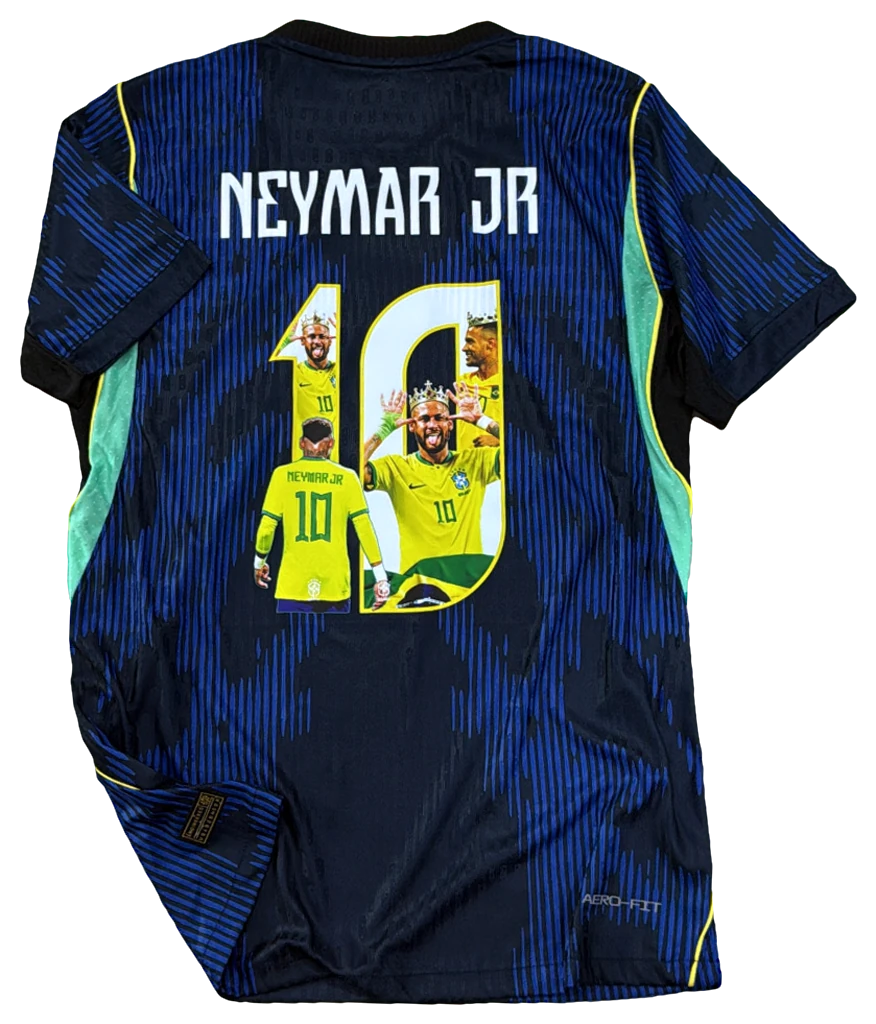 Camisa Brasil × Neymar Arte, costas