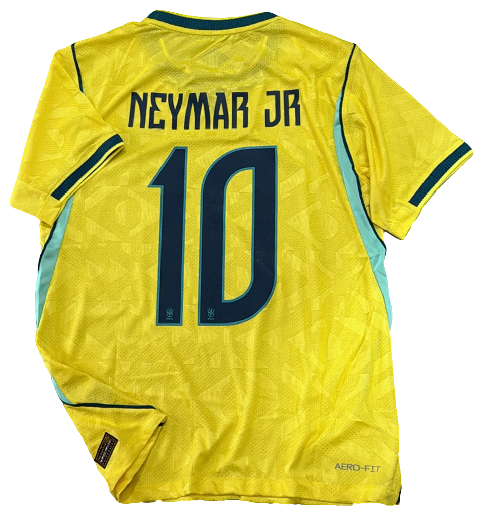 Camisa Brasil × Neymar Jr, amarela, costas