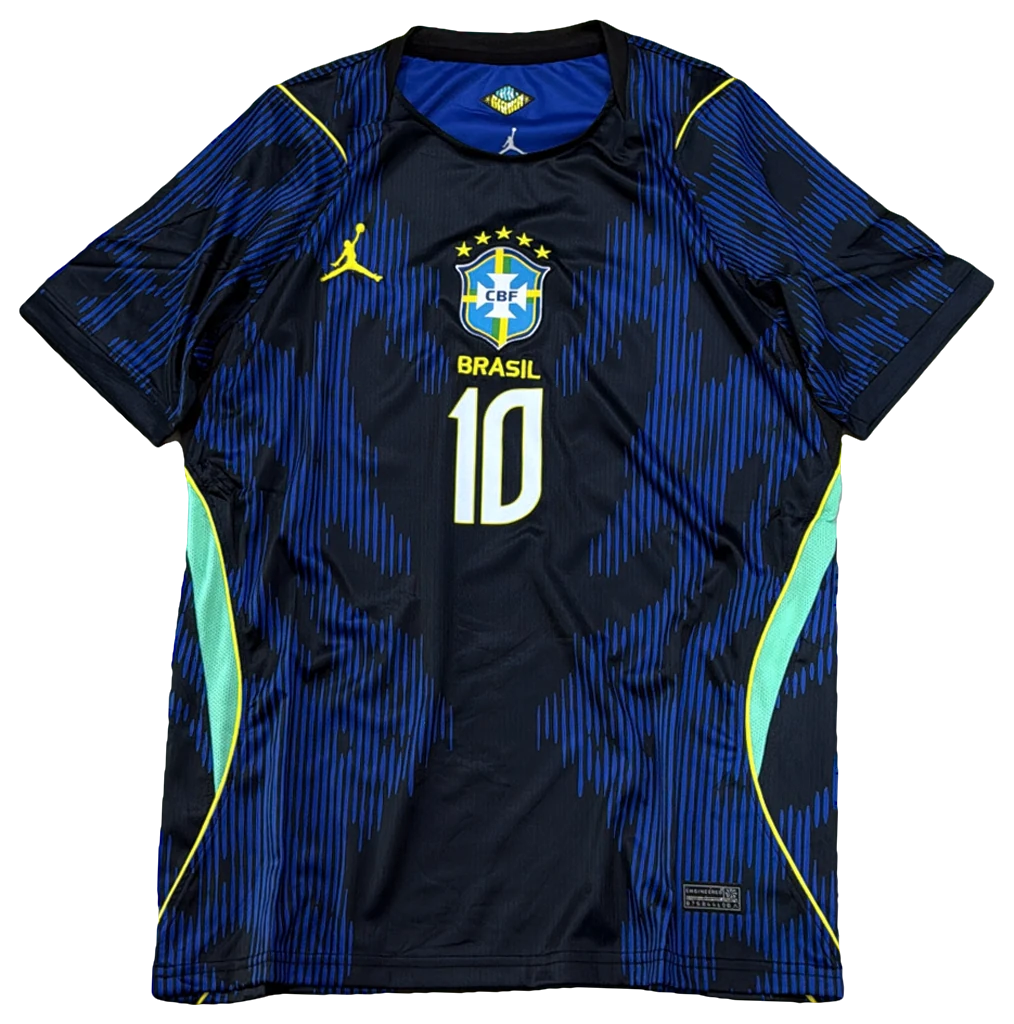 Camisa Brasil × Neymar Jr, azul-marinho, frente