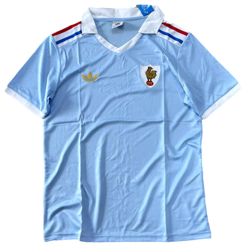 Camisa França Rúgbi, azul-celeste, frente