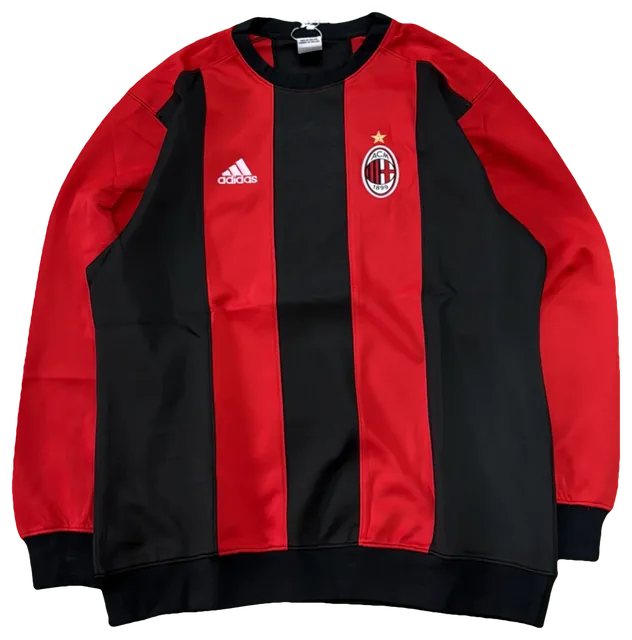 Blusa Milan Listrada vermelha e preta