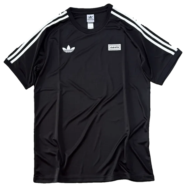 Camisa adidas × Oasis, preta