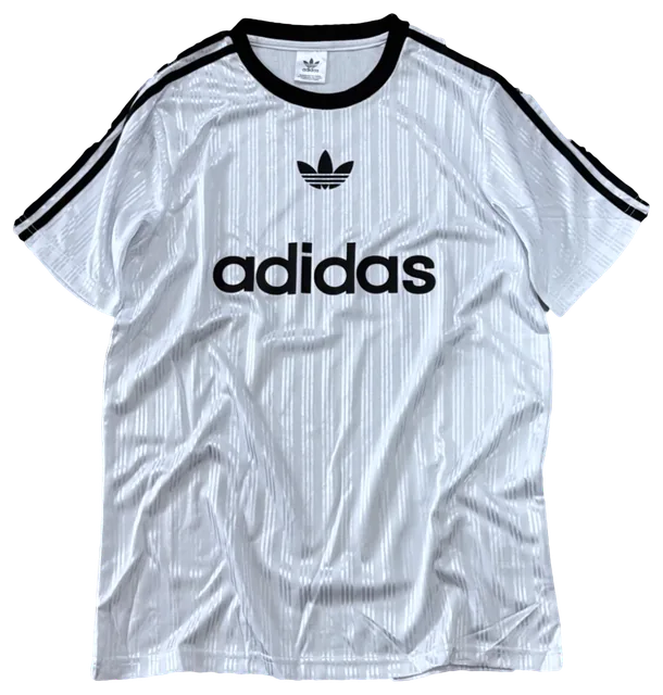 Camisa adidas Branca, logo grande