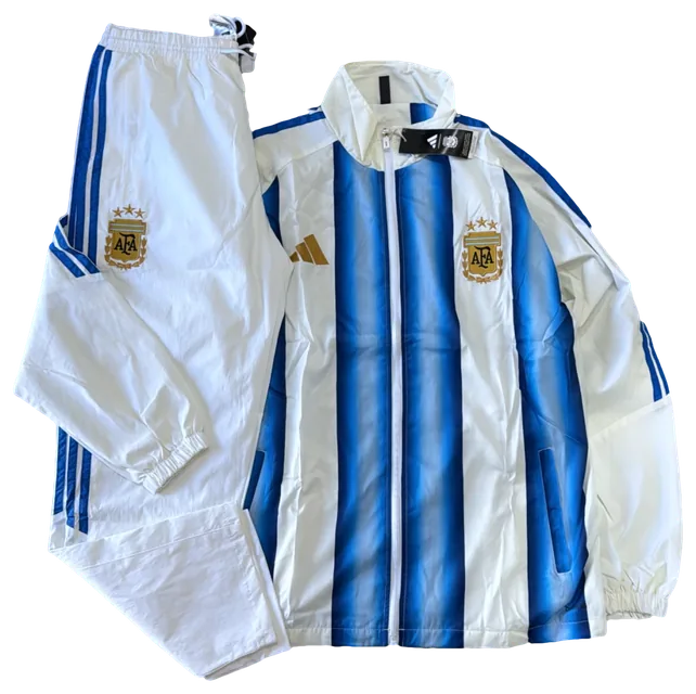Conjunto Argentina Branco e celeste