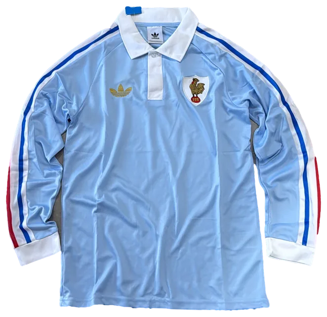 Camisa França Rúgbi, manga longa