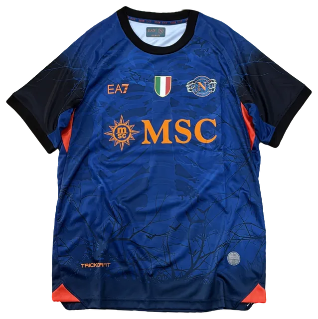 Camisa Napoli Halloween azul