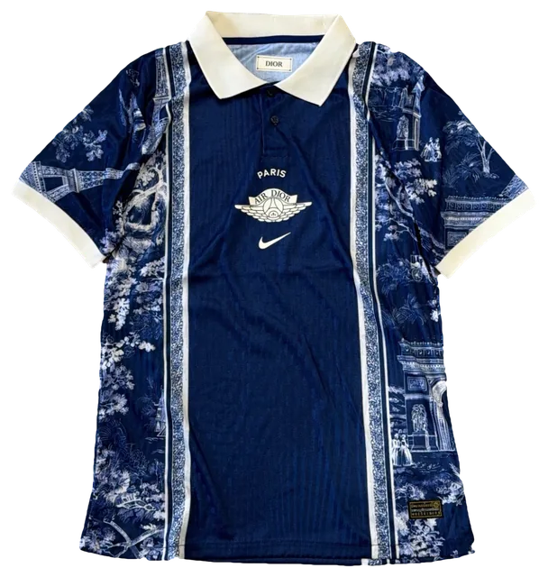 Camisa Paris Saint-Germain × Dior