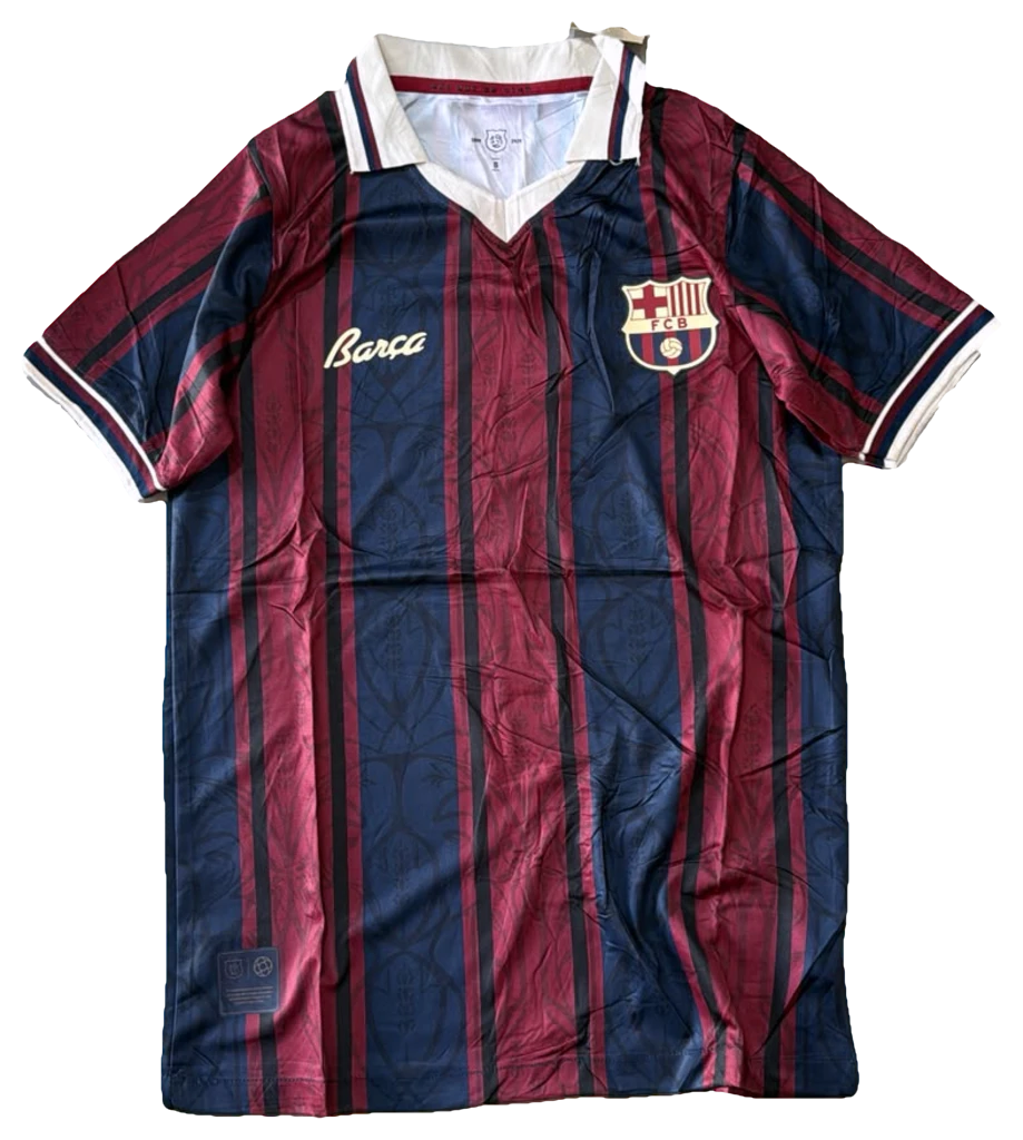 Camisa Barcelona Edição 125 Anos, frente