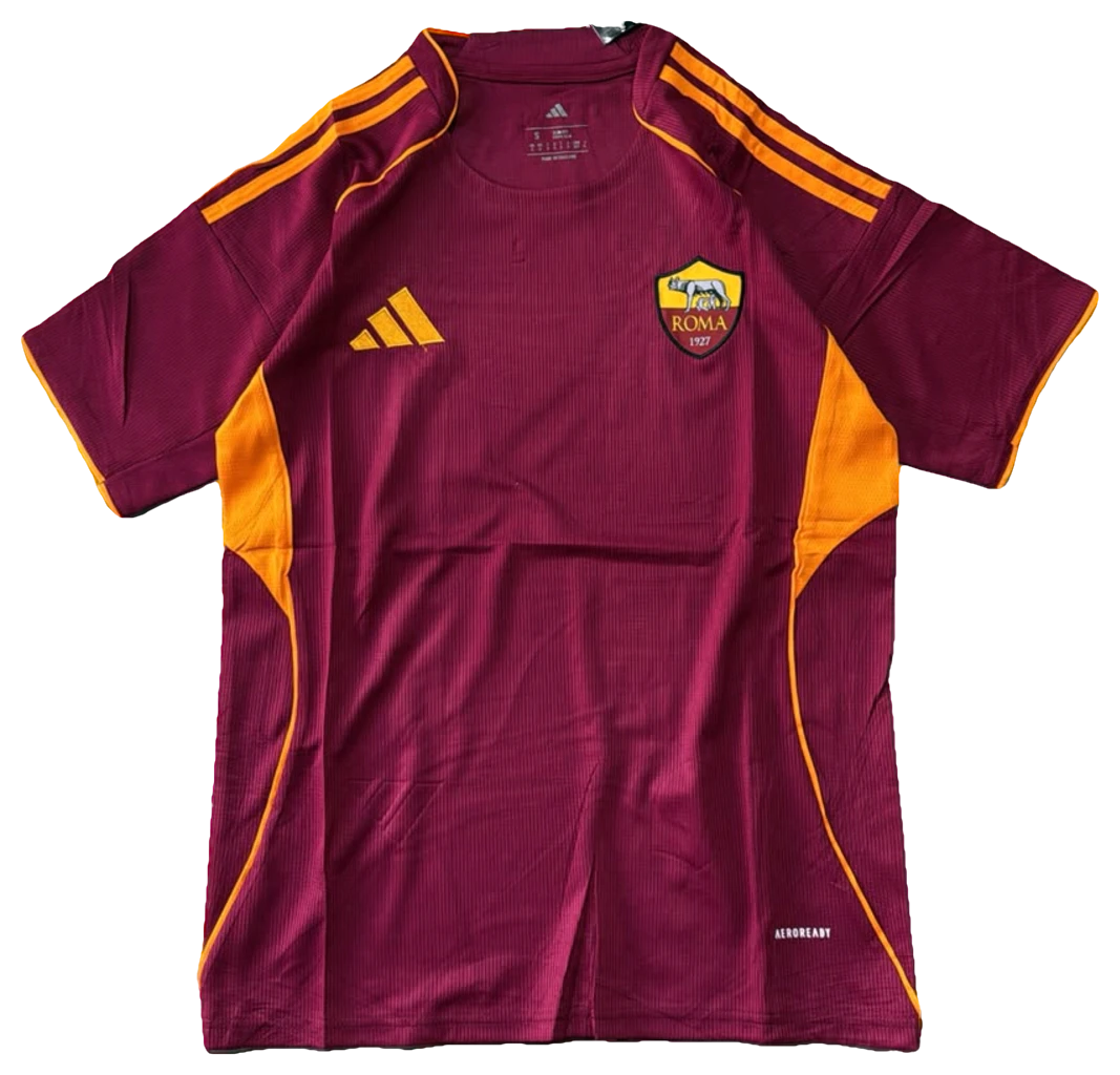 Camisa Roma Home 25-26, frente